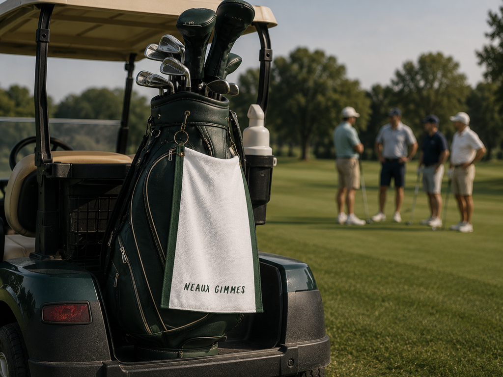 Neaux Gimmes Golf Towel